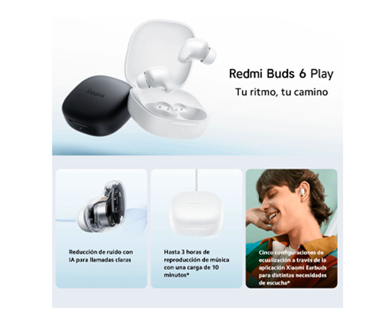 REDMI BUDS 6 PLAY - BLANCO