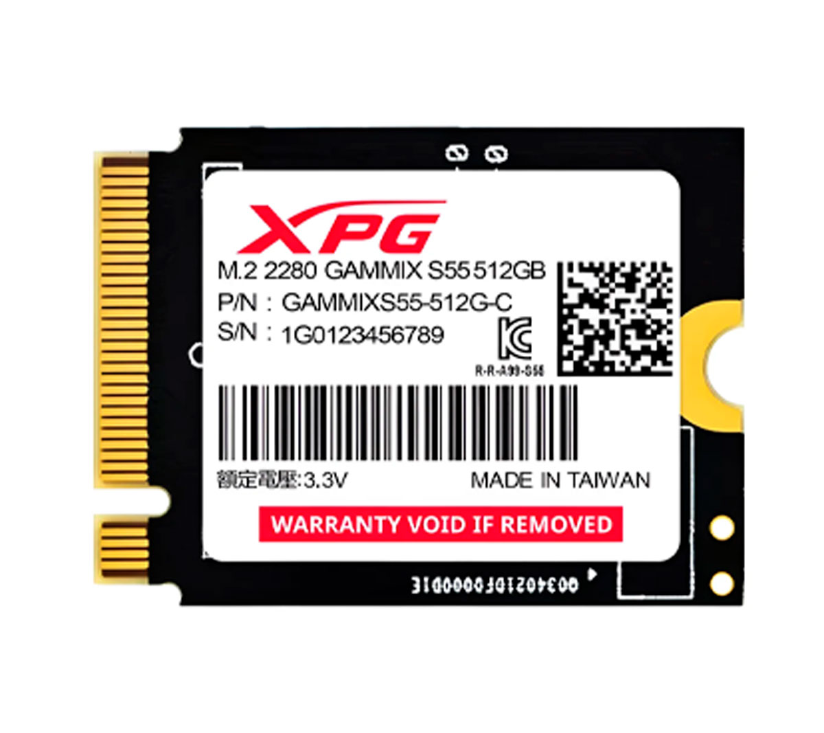 DISCO DE ESTADO SOLIDO XPG GAMMIX S55 - 512GB - M.2 PCI NVME 4X4 DISCO DE ESTADO SOLIDO XPG GAMMIX S55 - 512GB - M.2 PCI NVME 4X4