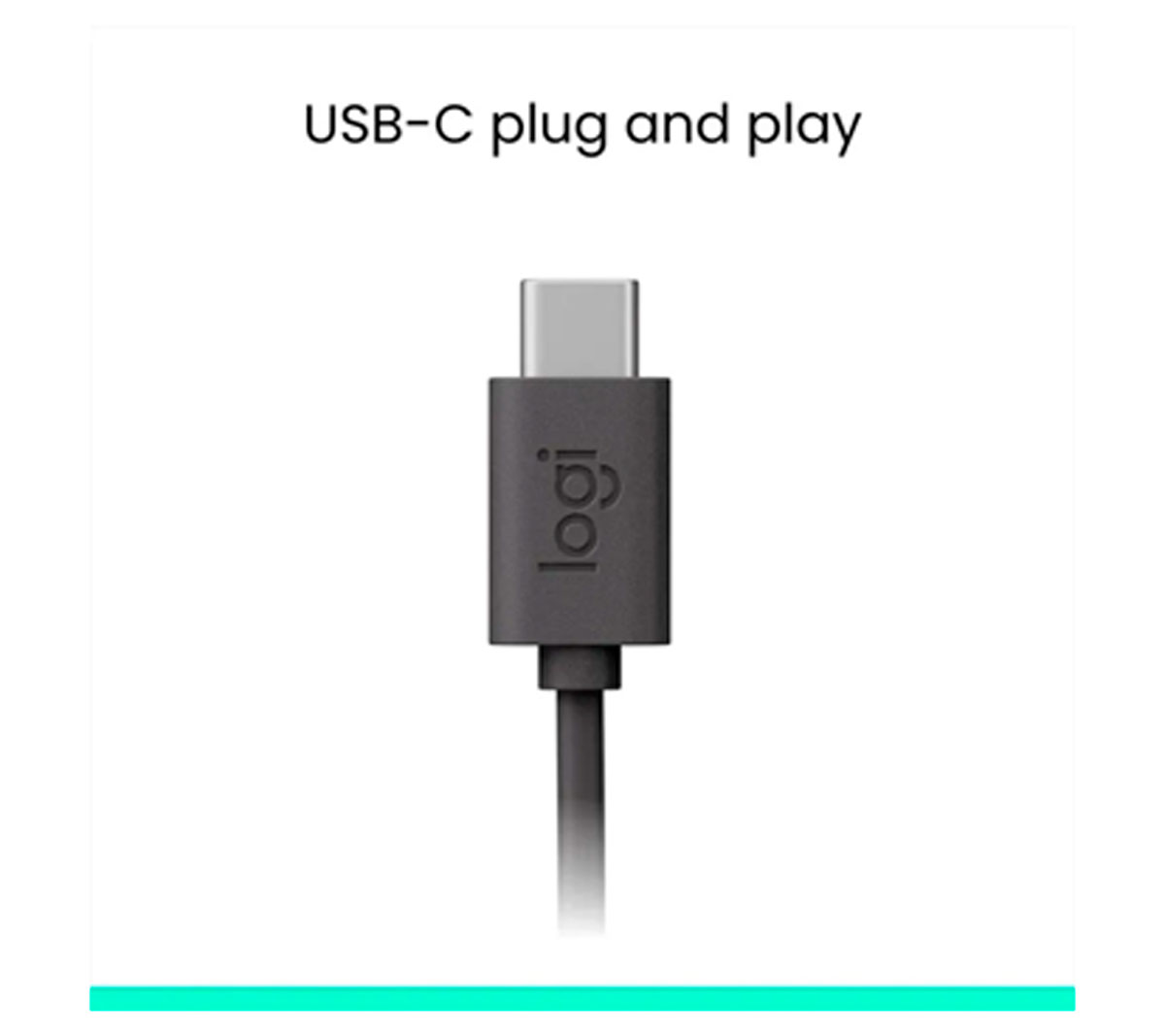DIADEMA LOGITECH H390 - USB -C - CON MICROFONO