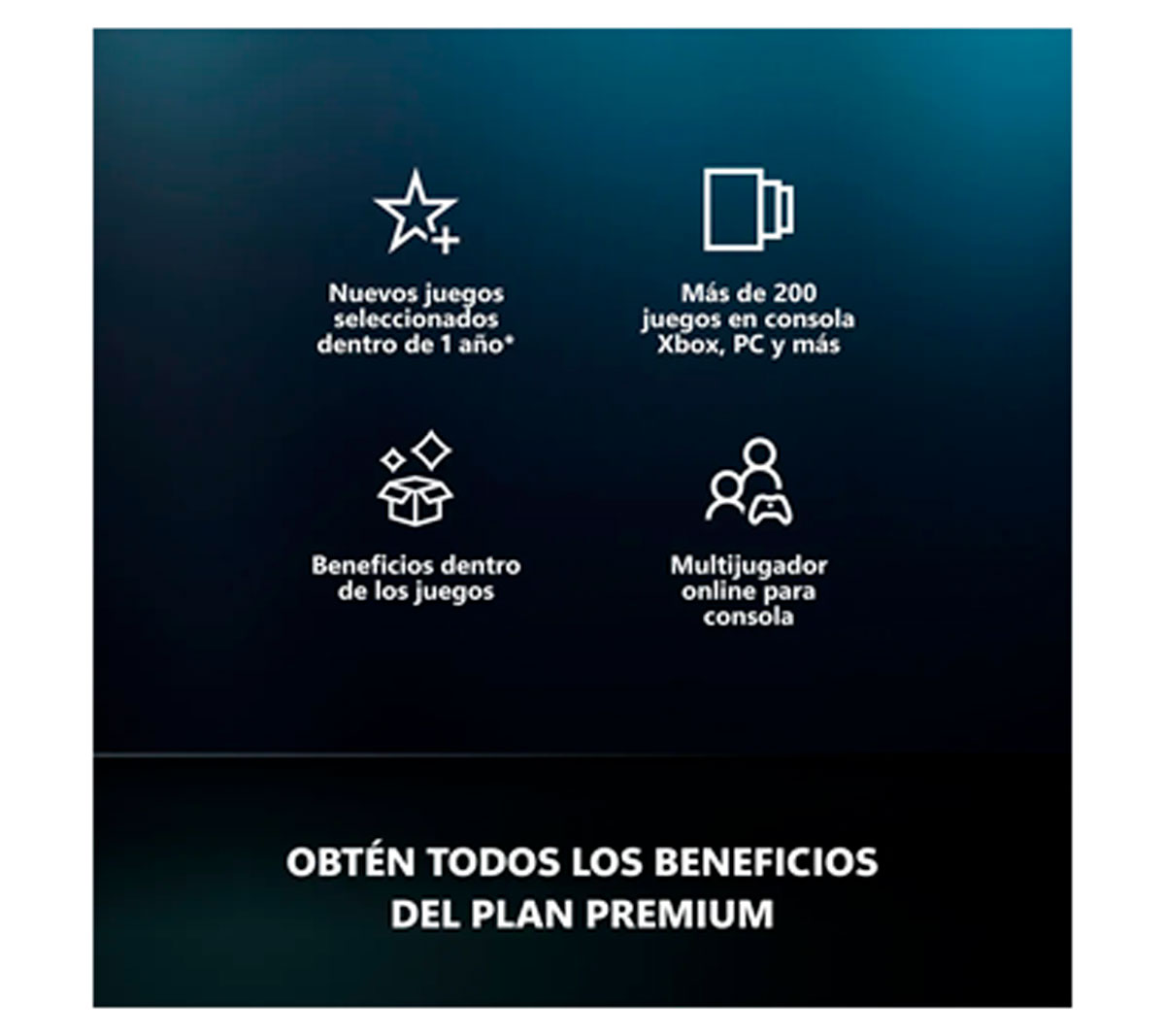PIN DIGITAL XBOX GAME PASS PREMIUM - 1 MES - MAS DE 200 JUEGOS