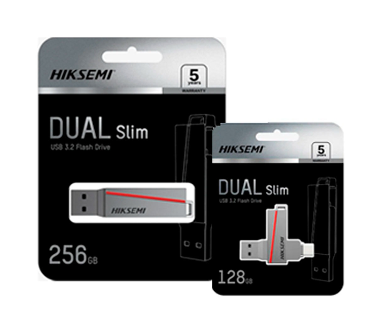 MEMORIA USB HIKVISION E307C DUAL SLIM