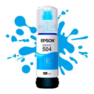 TINTA EPSON T-504 CYAN COMPATIBLE CON L4150