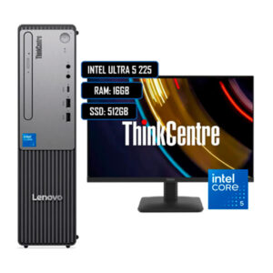 PC LENOVO SFF THINKCENTRE NEO 50S GEN 6 - INTEL CORE ULTRA 5 225 - 16GB DDR5 - 512GB SSD + MONITOR 23,8 FHD E24-40