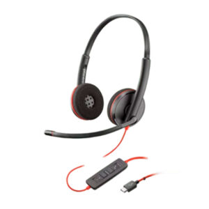 DIADEMA POLY BLACKWIRE 3220 - USB C - CON MICROFONO - 8X228A6