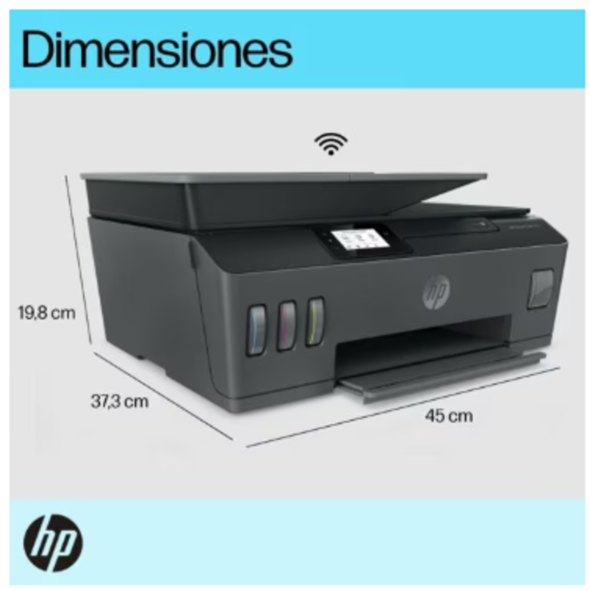 IMPRESORA HP SMART TANK 530 - MULTIFUNCIONAL - ADF
