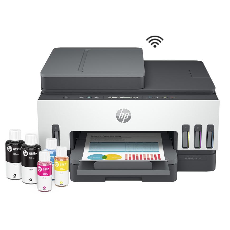IMPRESORA HP SMART TANK 750 - MULTIFUNCIONAL - ADF